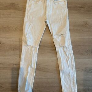 Stylish White Men's Jeans